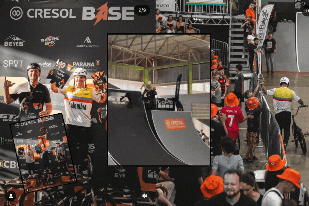 Colombia en lo más alto del BMX en Brasil