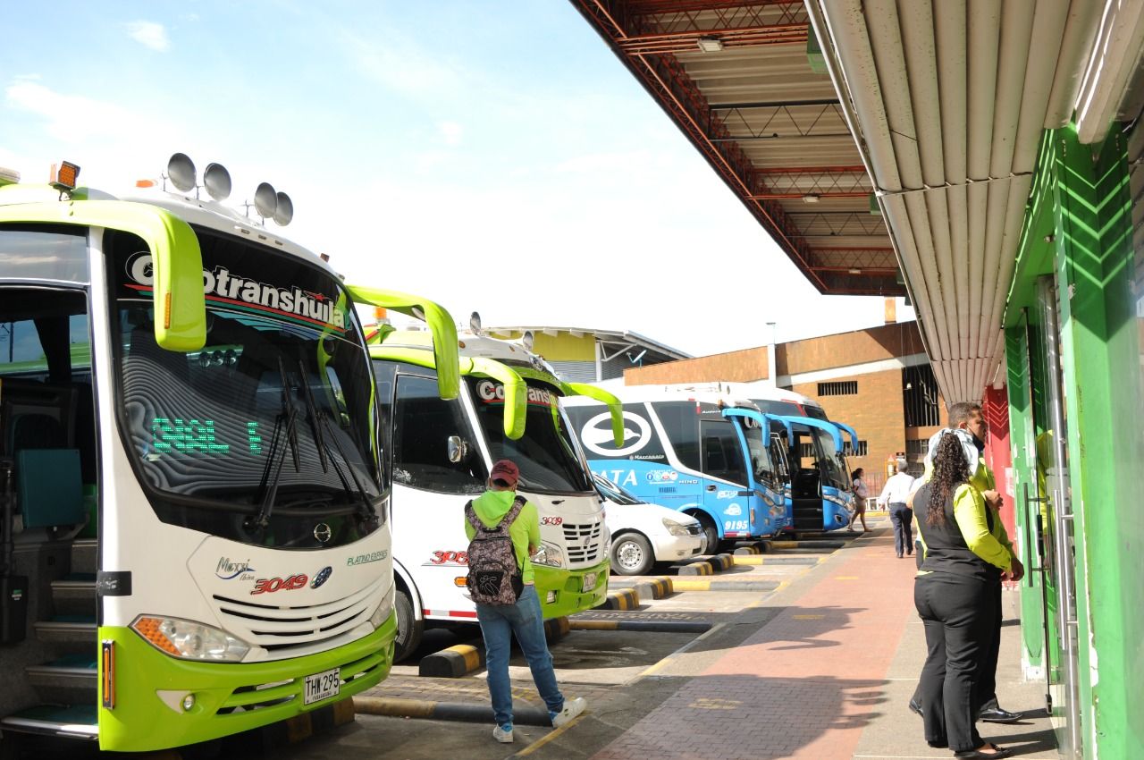 Lluvias en el sur del departamento no han afectado movilización de pasajeros