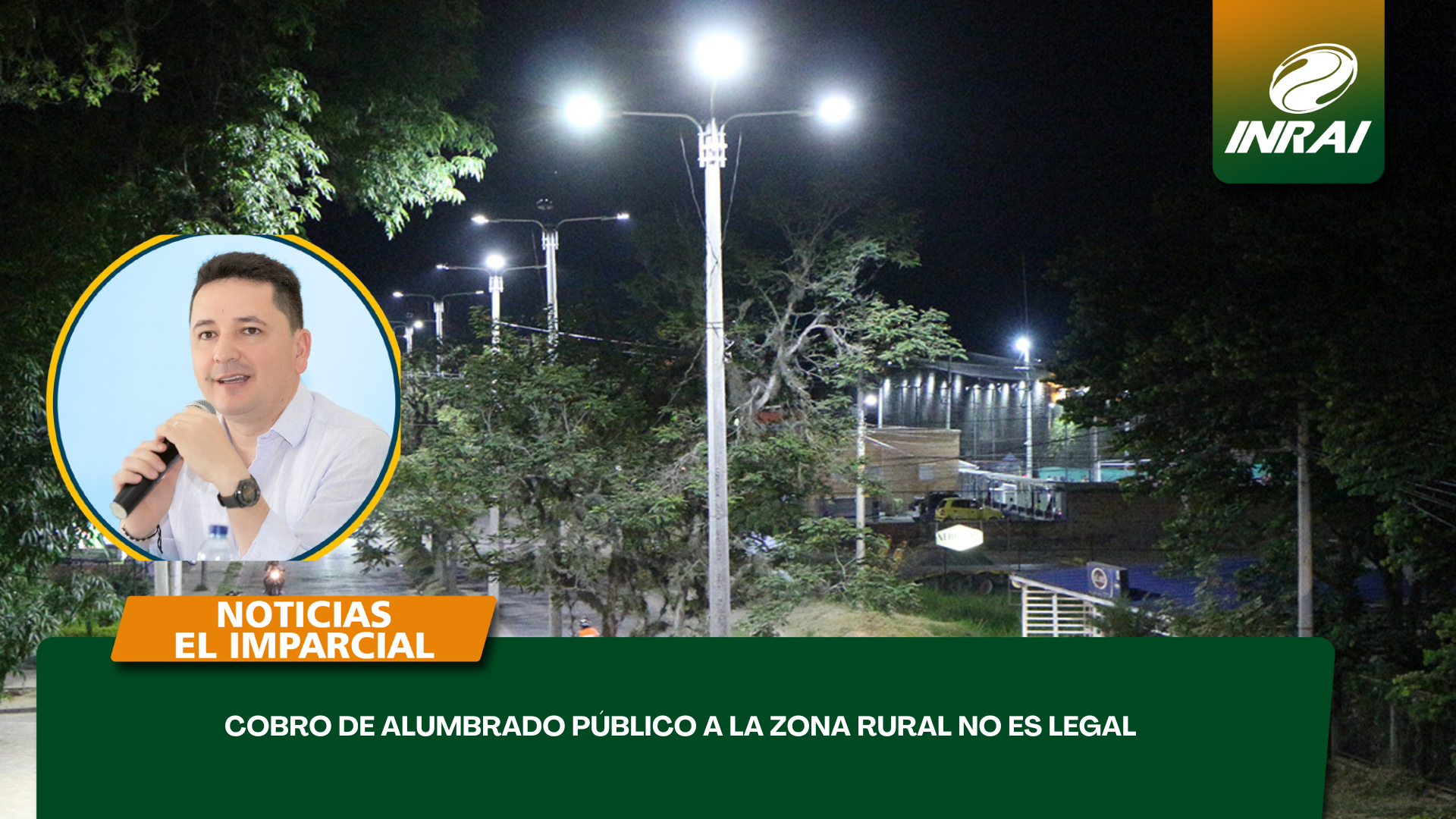 Cobro de alumbrado público a la zona rural no es legal