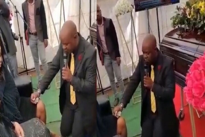 Pastor le pide matrimonio a viuda en el funeral de su esposo