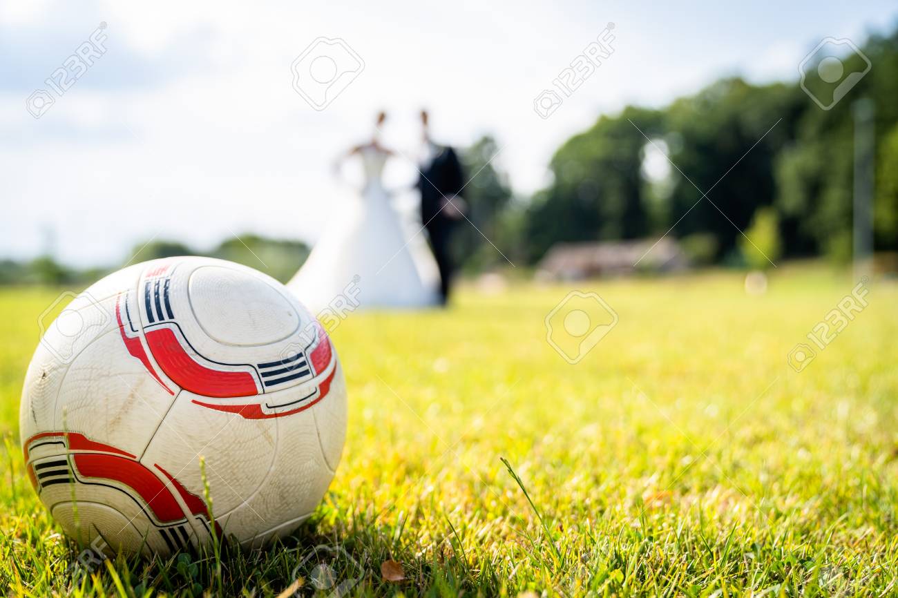 La boda donde el fútbol fue protagonista