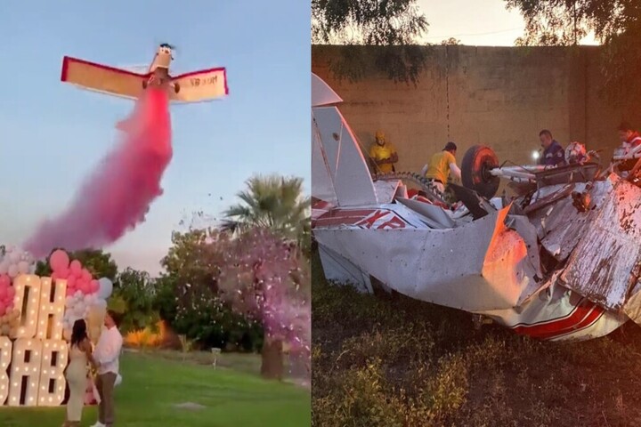 Se estrella avioneta durante fiesta de revelación de sexo de un bebé