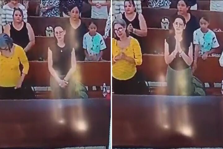 Madre e hija roban una cartera en plena misa