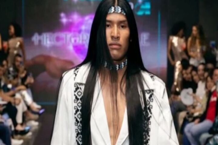 Modelo indígena, se destaca en las pasarelas de Colombia