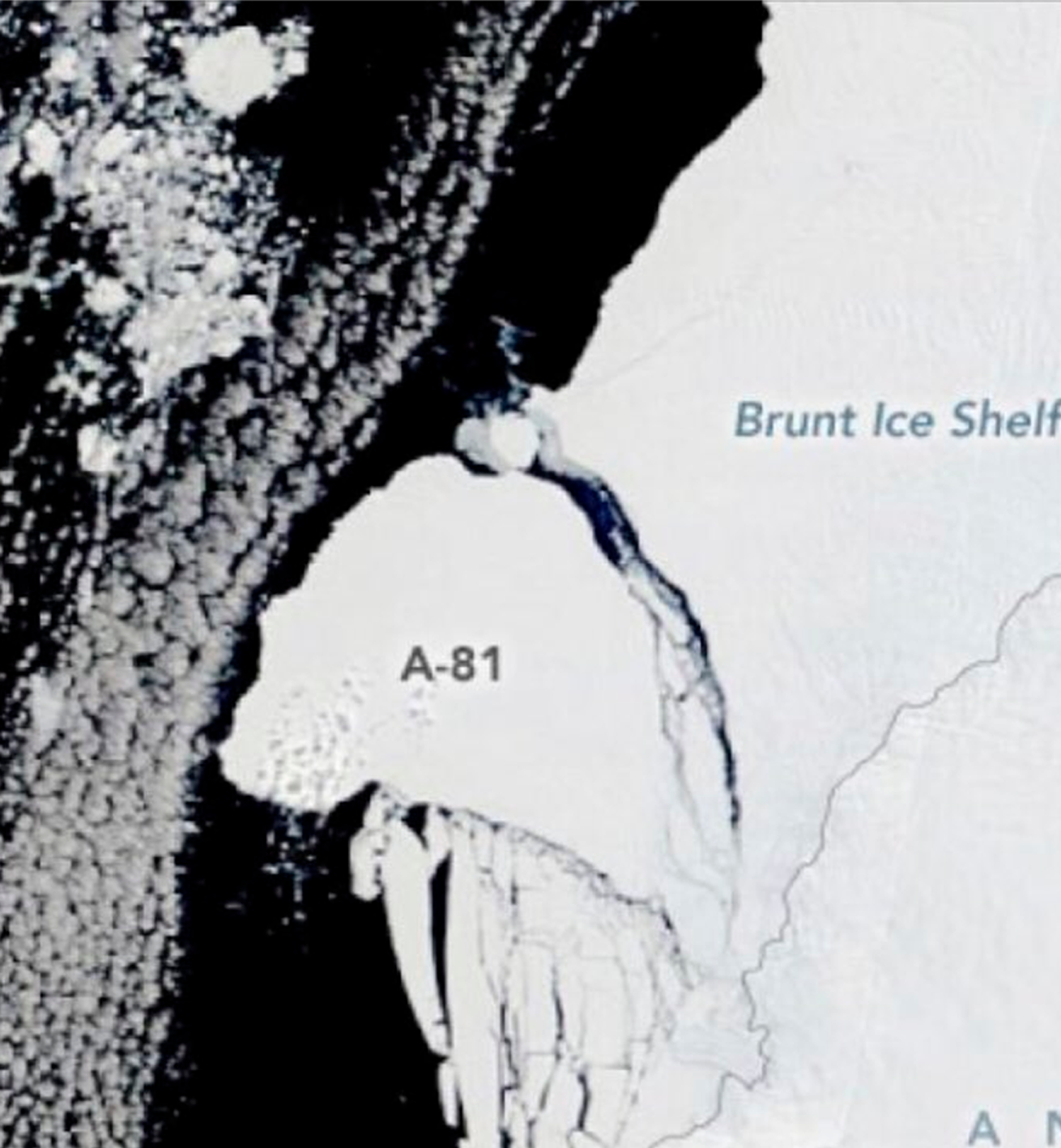 Se desprendió un iceberg del tamaño de Londres