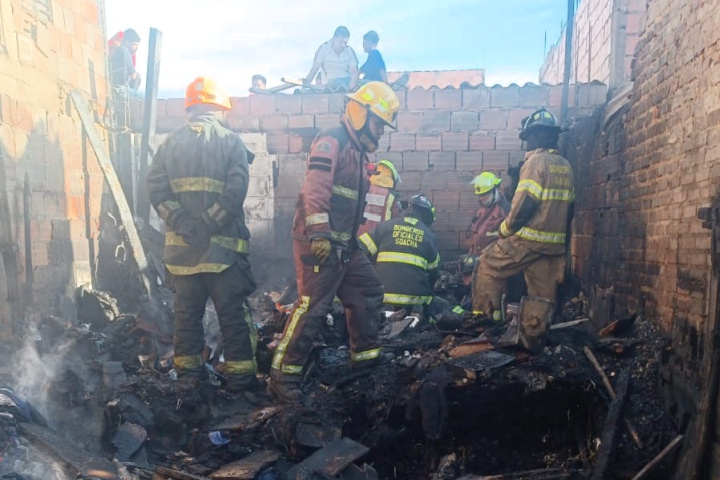 Dos menores de edad fallecieron en un incendio en Soacha