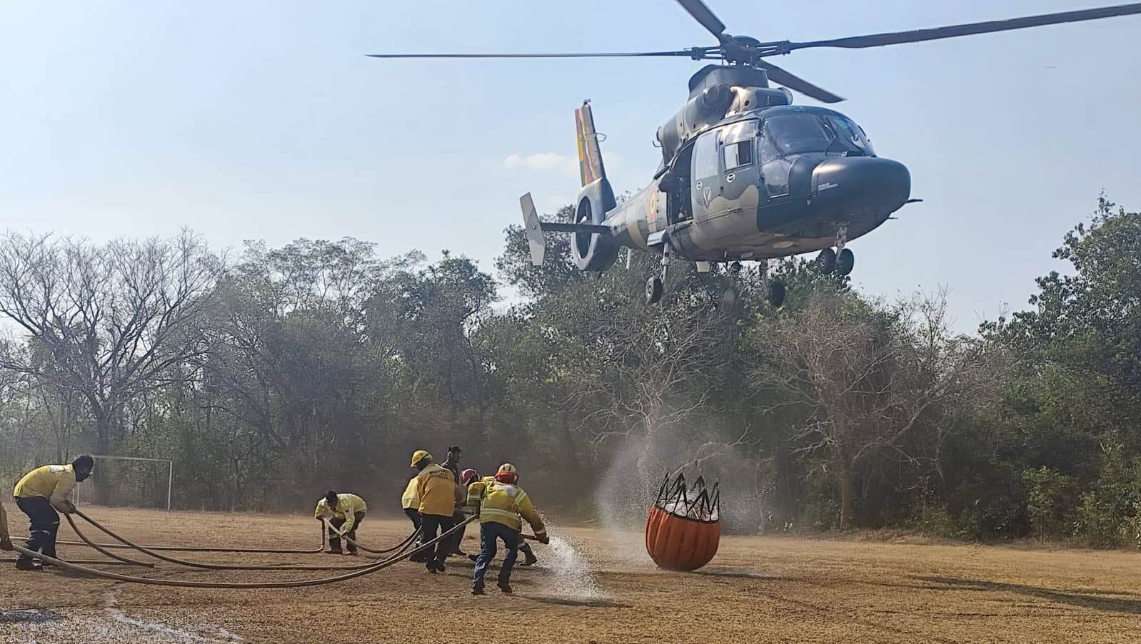 [AUDIO] Se realizó sobrevuelo de evaluación y refuerzos en la lucha contra incendios