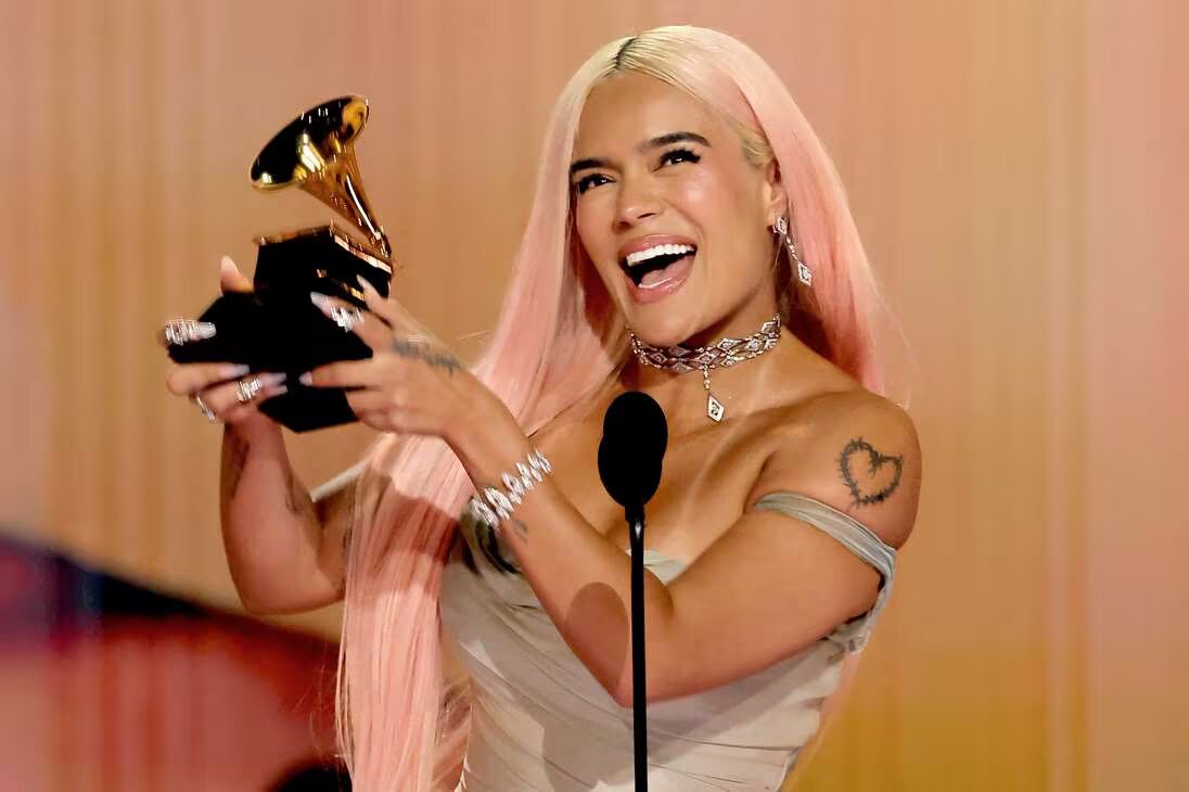 Karol G gana Grammy a mejor álbum de música urbana