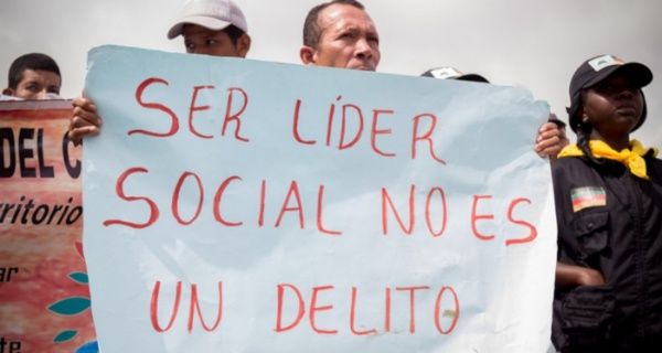 Amenazas e intimidaciones en contra de líderes sociales.