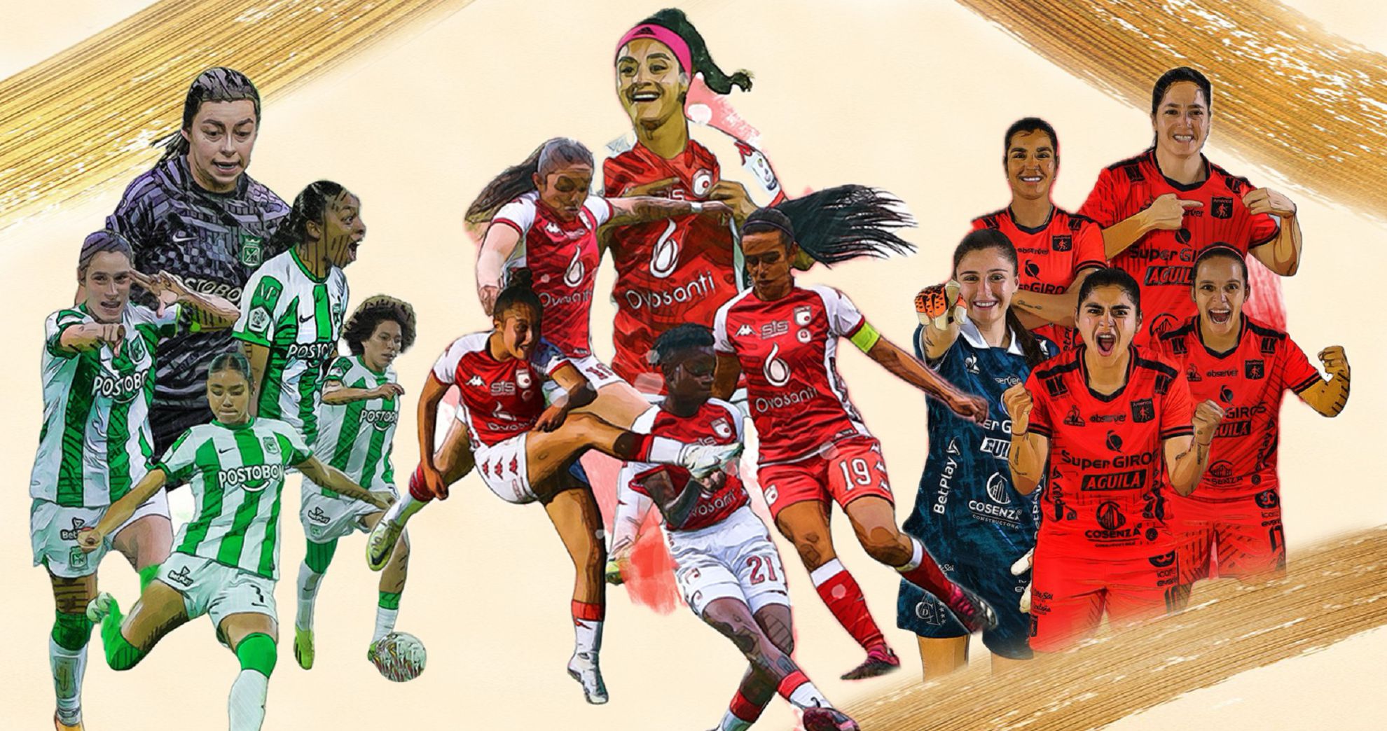 Quedaron definidos los clubes clasificados a los cuadrangulares de Liga Femenina en Colombia