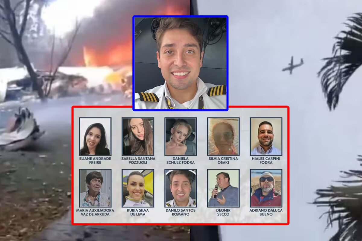 Revelan los nombres y el listado de las víctimas que dejó el accidente aéreo en Brasil