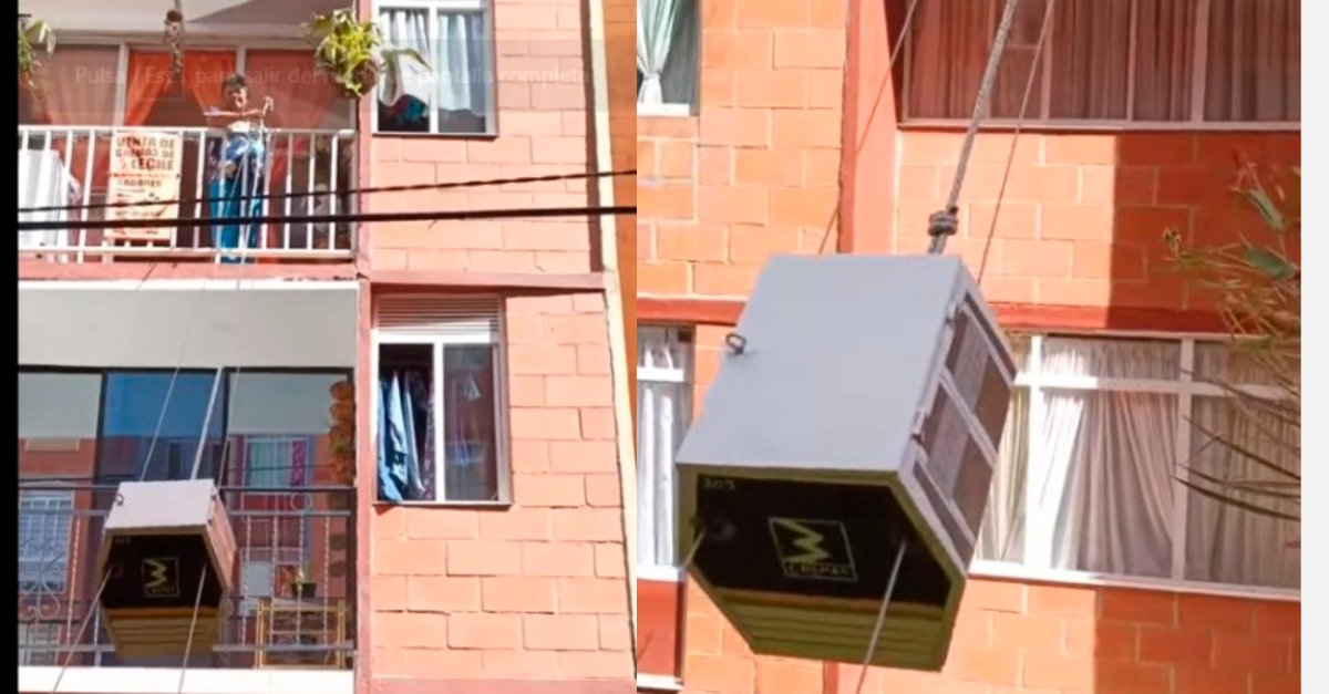 El pequeño 'metrocable' que se ingeniaron en Medellín para vender helados