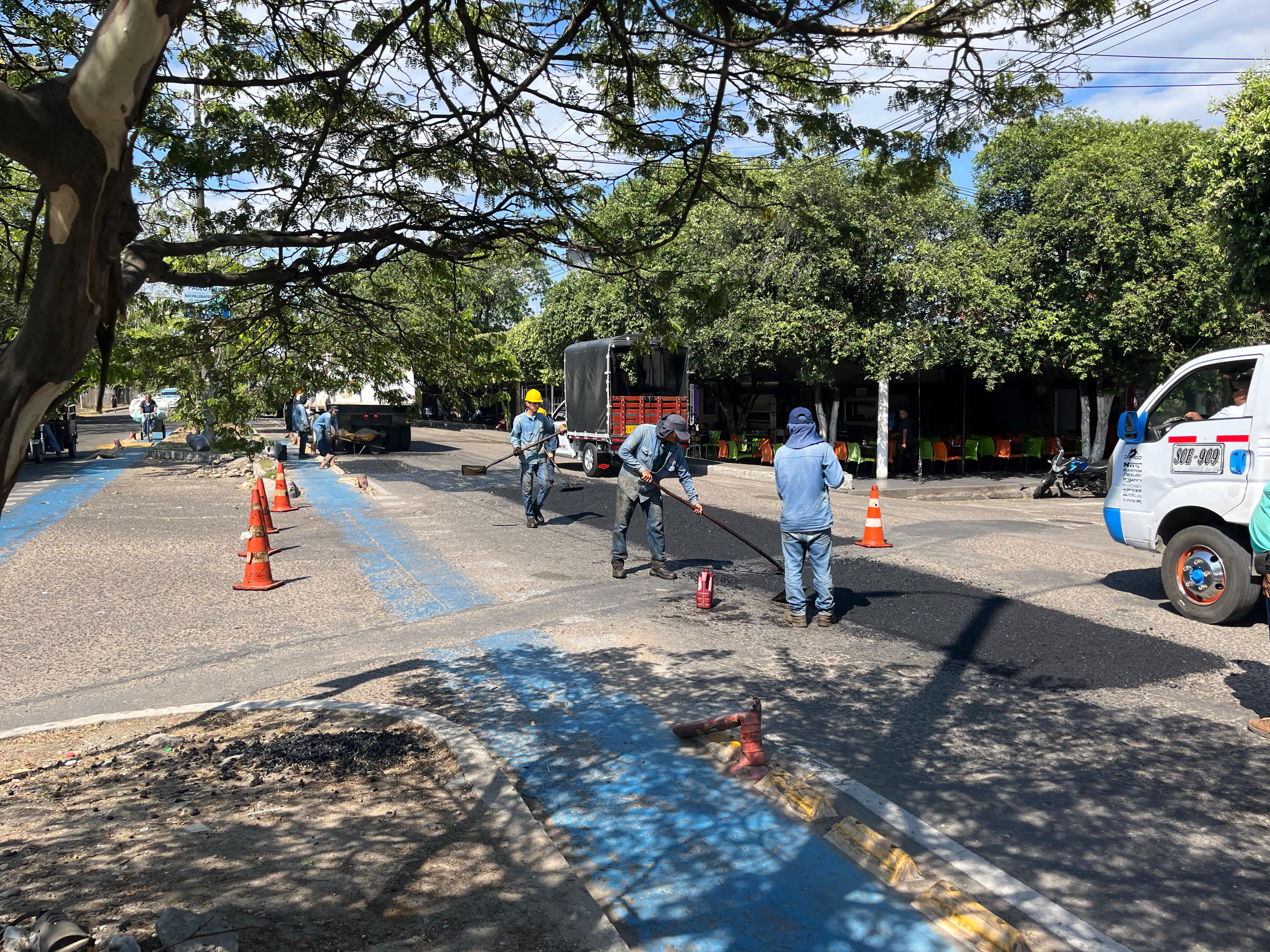 Continúa la recuperación de la malla vial de Neiva