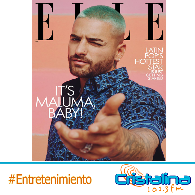 MALUMA SE CONVIRTIÓ EN EL PRIMER HOMBRE EN PROTAGONIZAR LA PORTADA DE LA REVISTA 'ELLE'