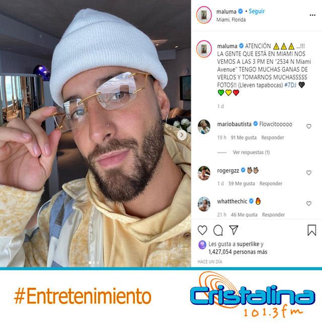 POLICÍA CANCELÓ SESIÓN DE FOTOS DE MALUMA CON SUS FANS POR LOS TUMULTOS QUE SE ARMARON