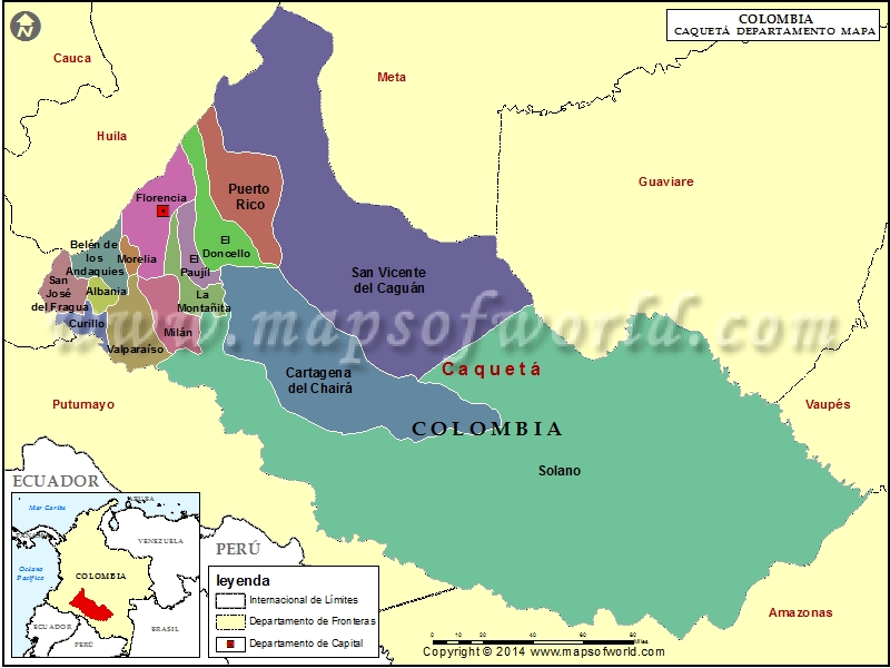 Caquetá perdería zona de litigio con Meta