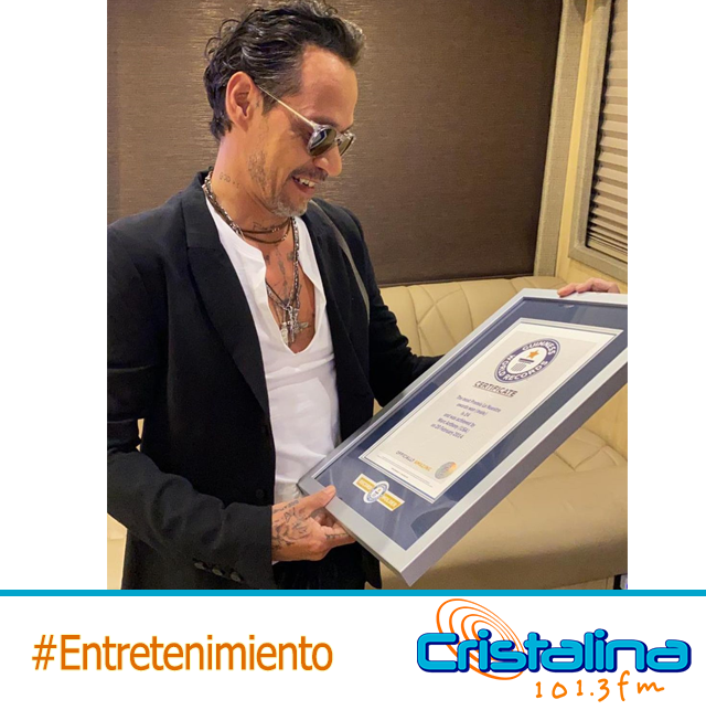 MARC ANTHONY OBTIENE RÉCORD GUINNESS POR TENER MÁS PREMIOS LO NUESTRO