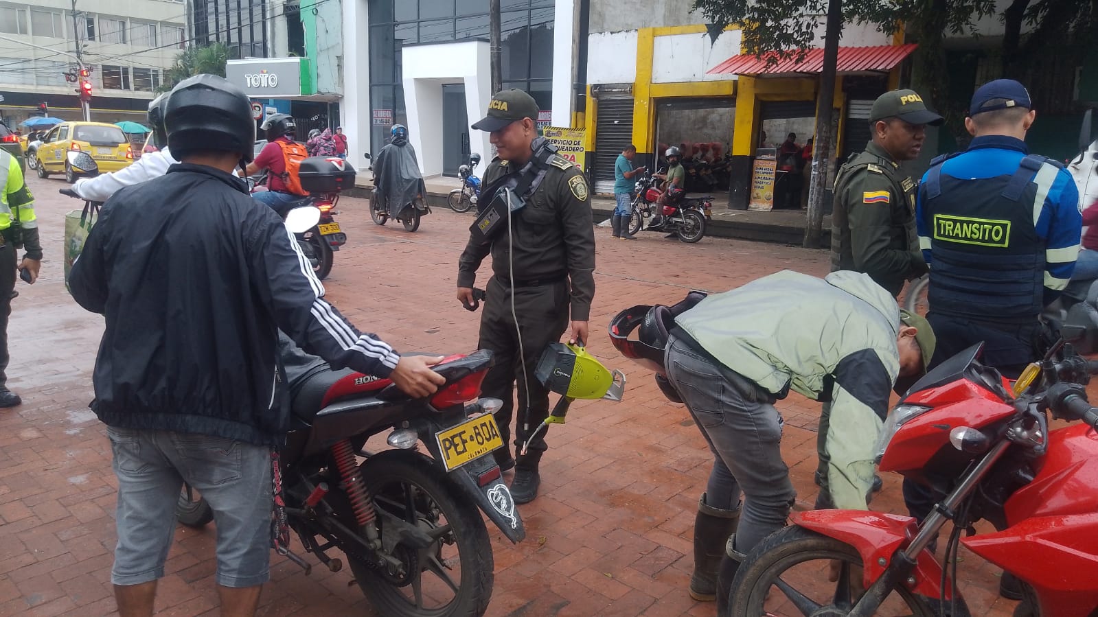 “Marcatón” a motocicletas por parte Policía Caquetá.