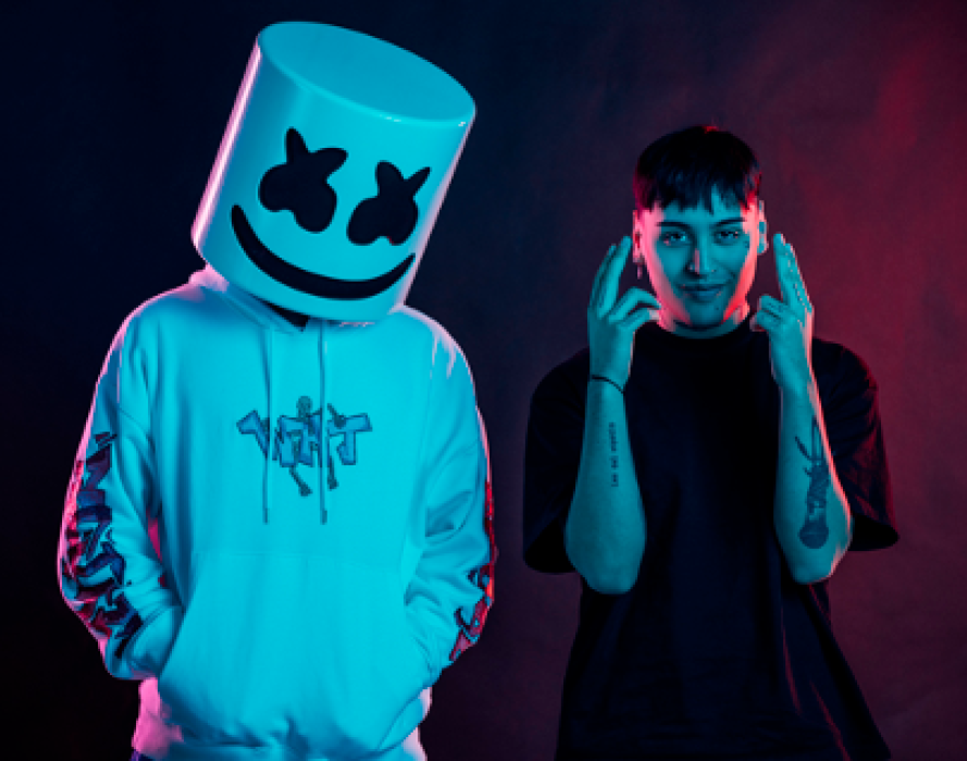 Desafío entre Marshmello y Tiago Pzk