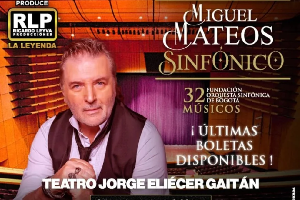 Miguel Mateos junto a la Fundación Orquesta Sinfónica de Bogotá