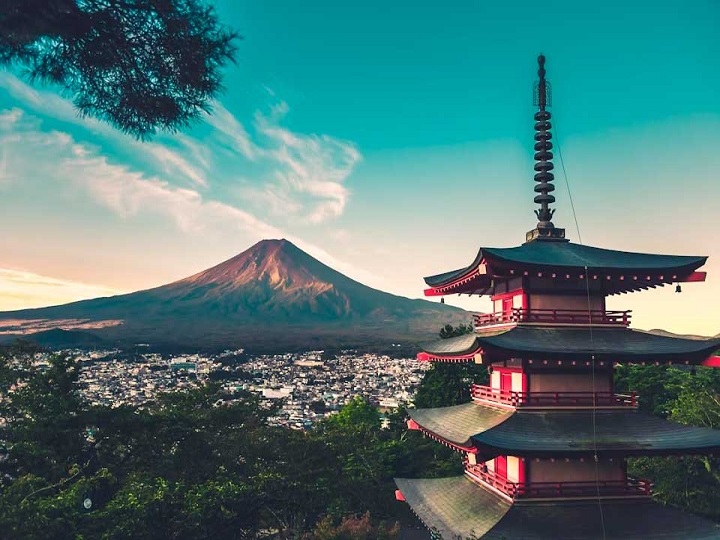 ¿Qué tal la vista del Monte Fuji en Japón?