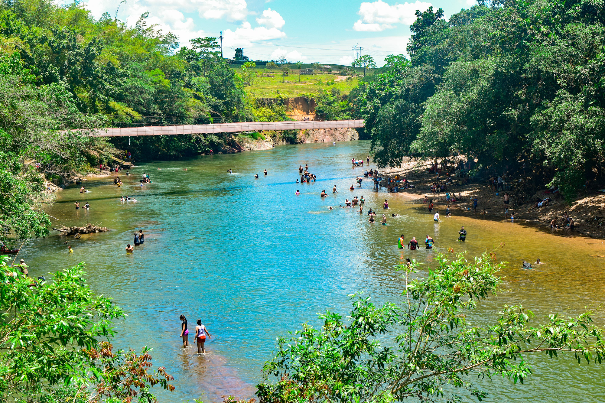 Contaminación del río Bodoquero, a la altura del municipio de Morelia.