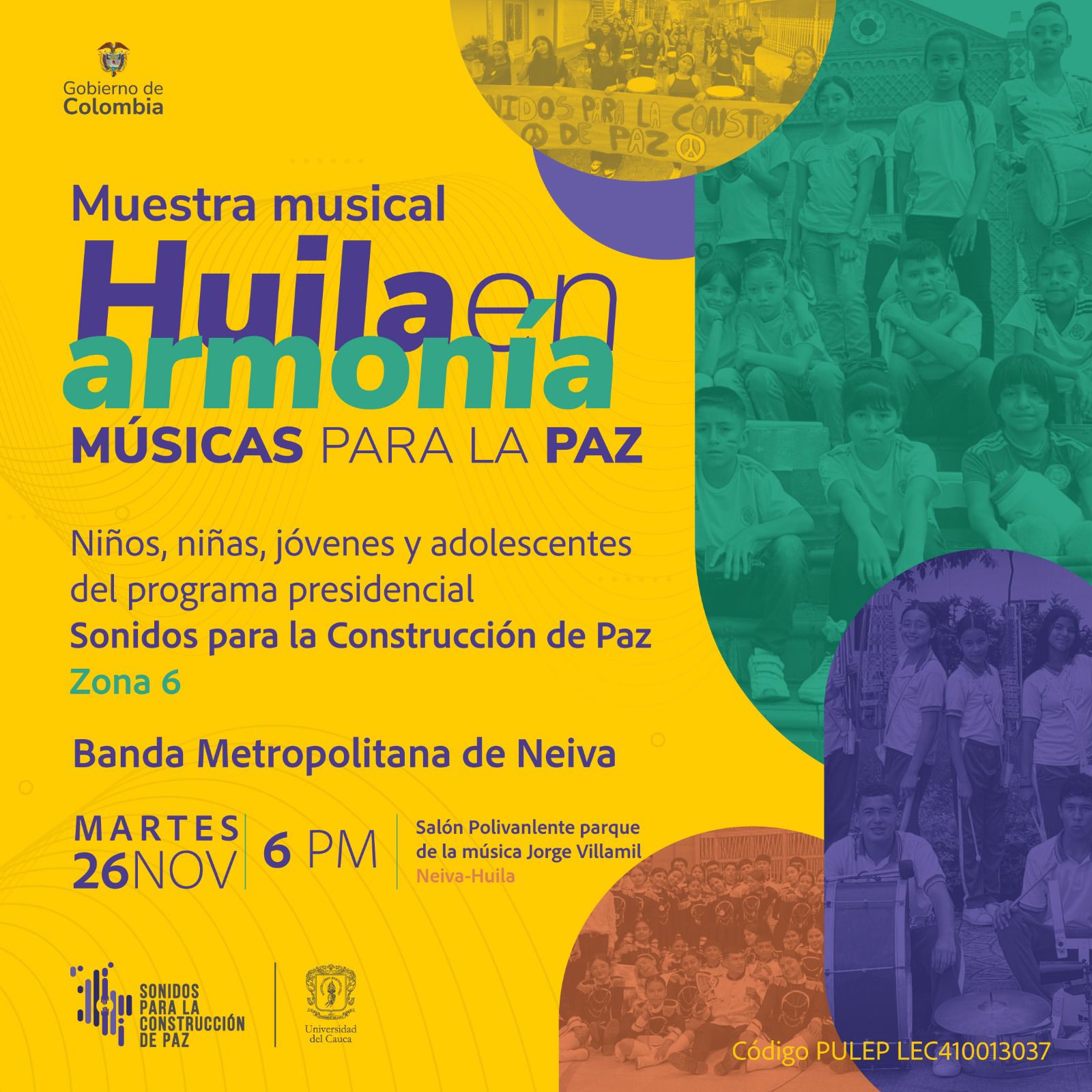 Huila en Armonía: Músicas para la Paz