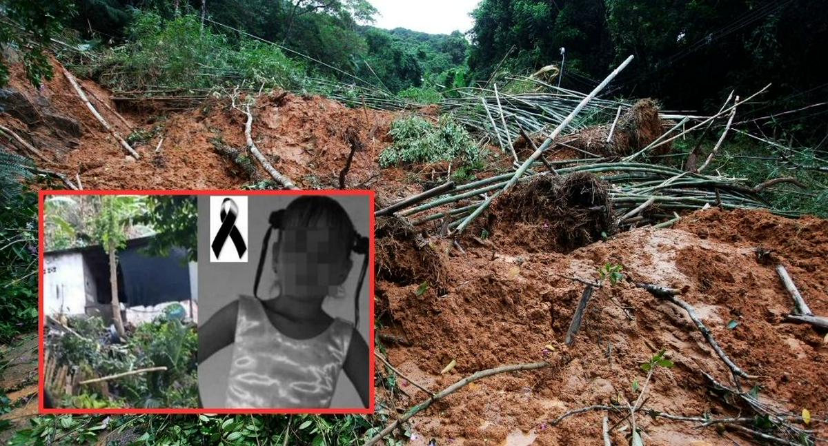 Niña de 9 años de edad, perdió la vida cuando cayeron rocas sobre su vivienda