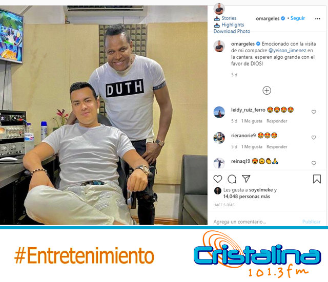 YEISON JIMÉNEZ Y OMAR GELES LANZARÍAN TEMA JUNTOS
