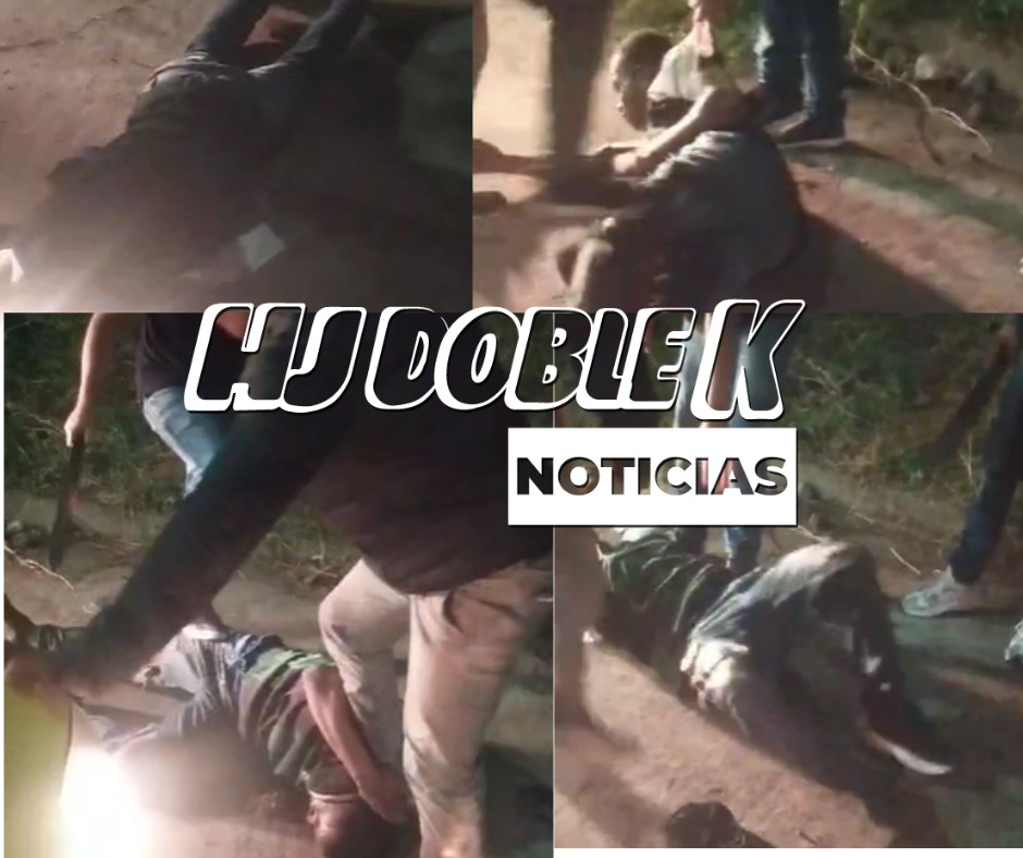 "Para que deje el resabio" Taxistas le propinan tremenda "paloterapia" a ladrón en Pitalito