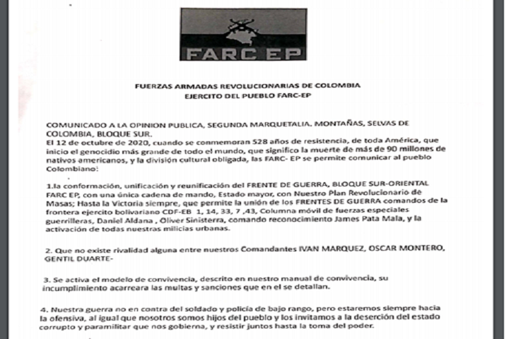 La Policía Nacional realizó un análisis del panfleto que llegó a una entidad de la ciudad