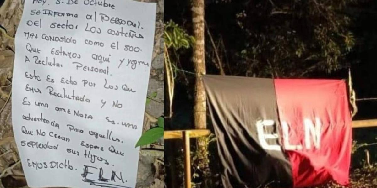[AUDIO] Panfleto amenazante de la Plata no corresponde al ELN
