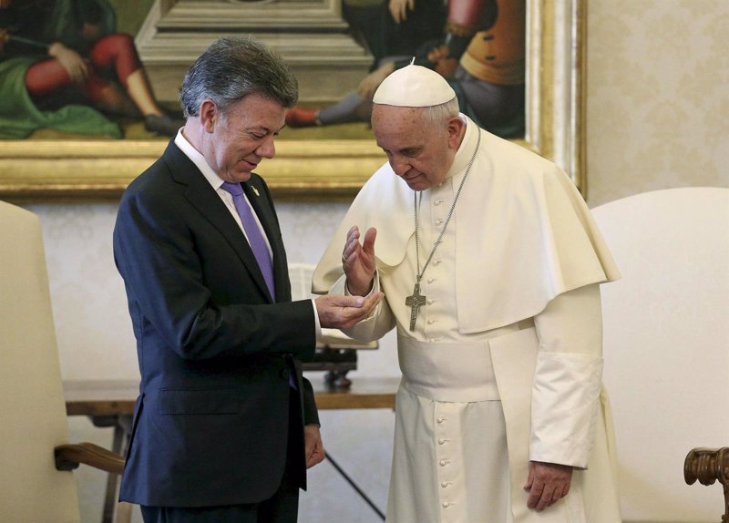 El vaticano, escenario del Papa Francisco y el premio Nobel de Paz