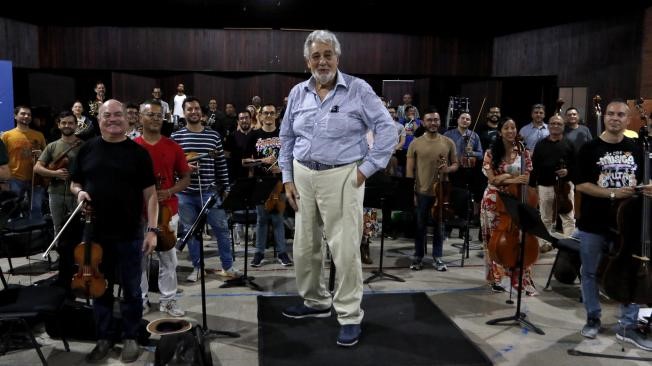 La Filarmónica de Medellín estuvo dirigida por Plácido Domingo, quien asombró a sus admiradores.