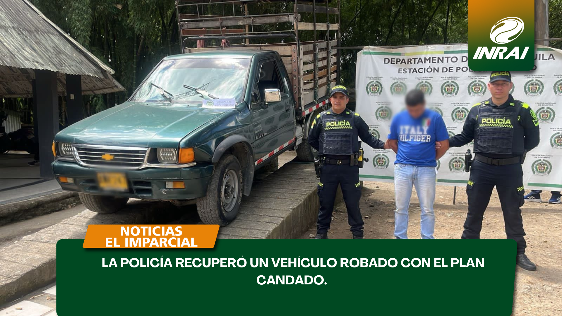 La policía recuperó un vehículo robado con el plan candado.