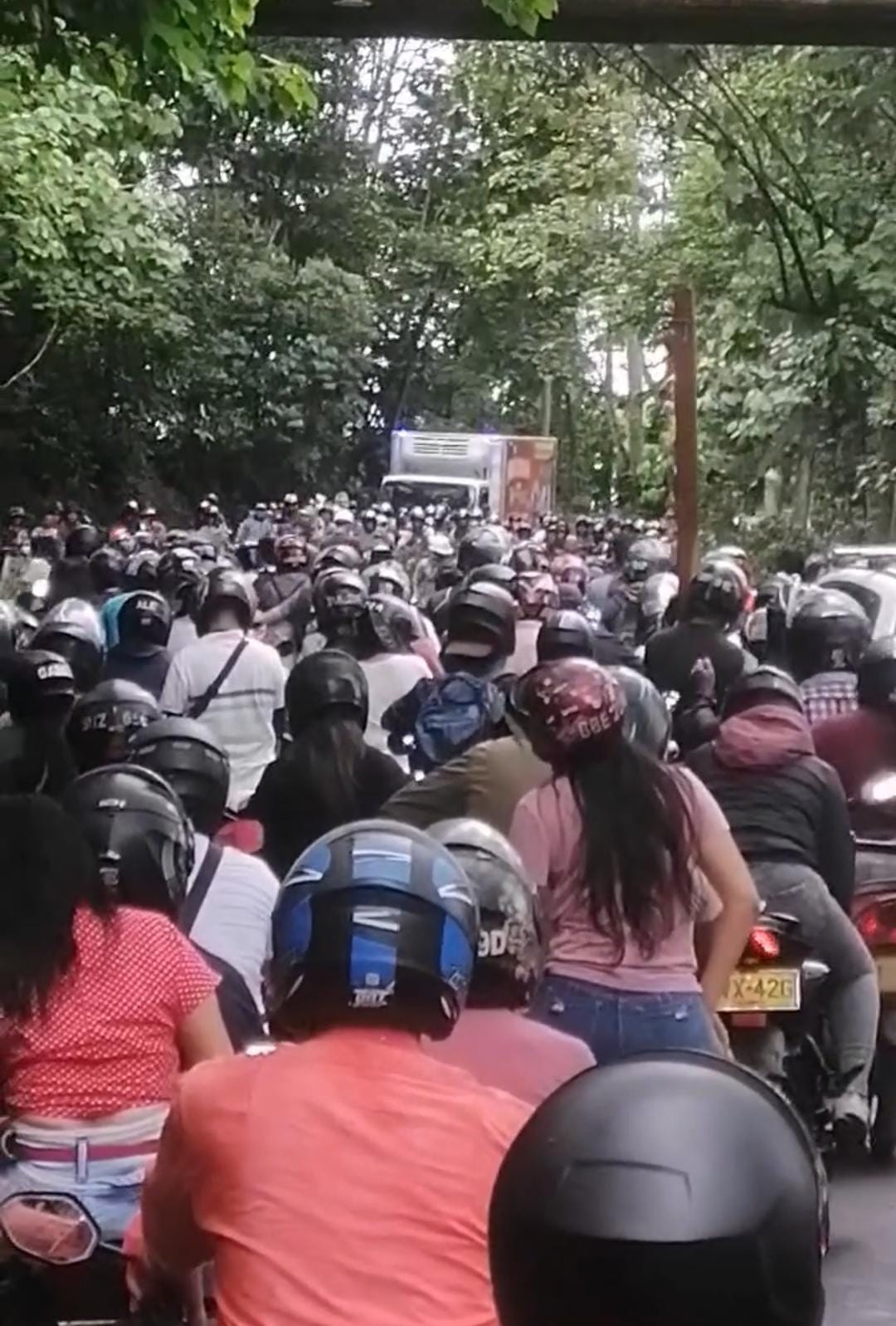 Obras en la vía de acceso a la Ciudadela.