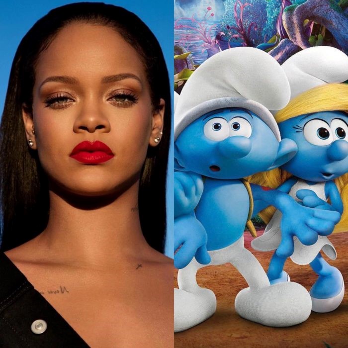 En la próxima película "The Smurf Movie", Rihanna interpretará a pitufina.