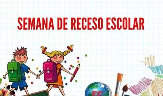 Habrá una semana de receso escolar
