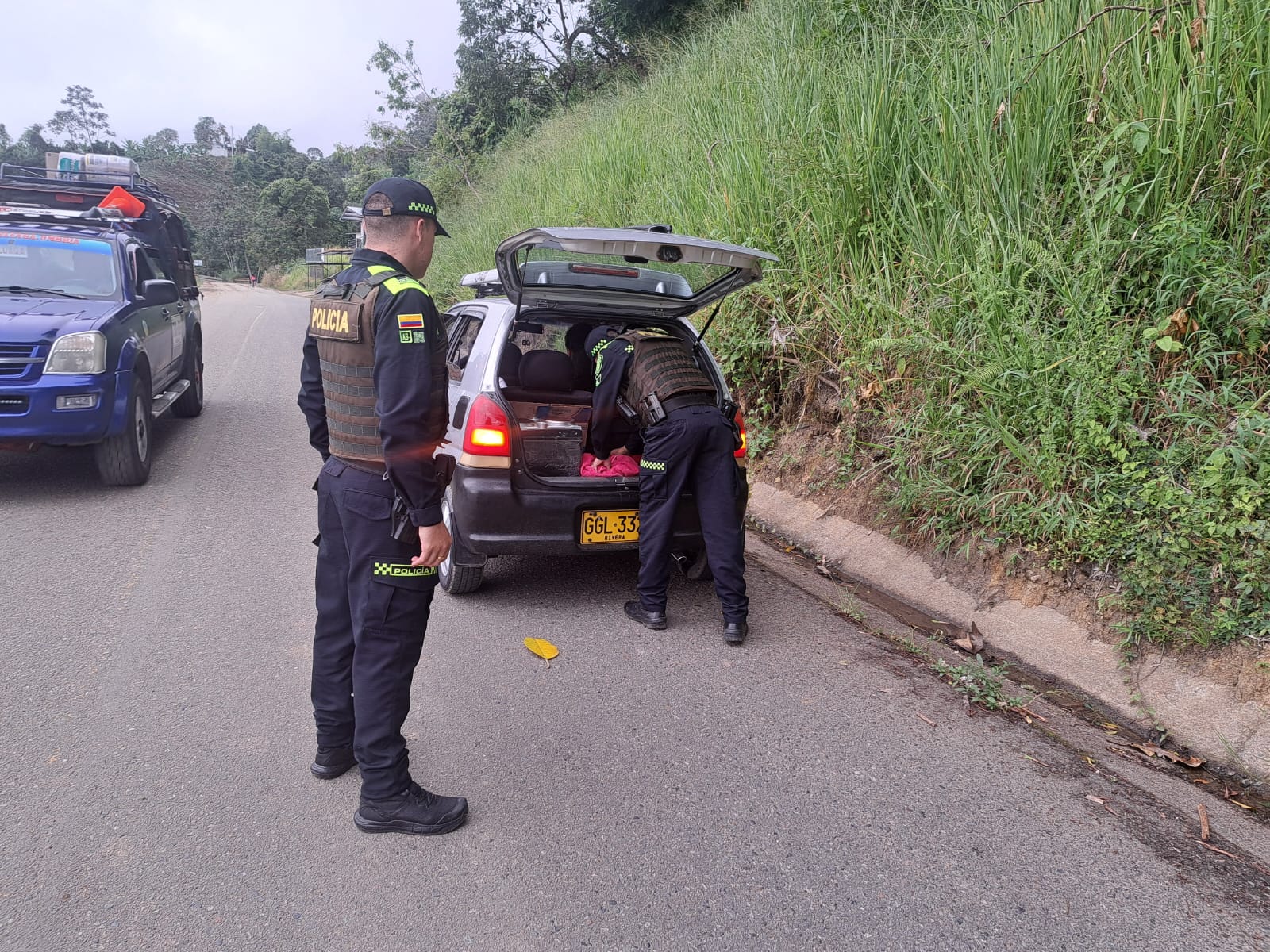 Masiva movilización de vehículos se presenció en la ruta 45