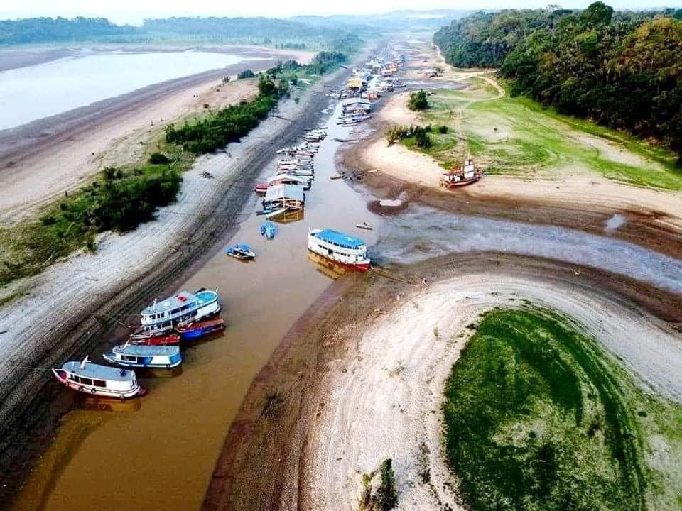 ¡Preocupante! sequía histórica del río amazonas