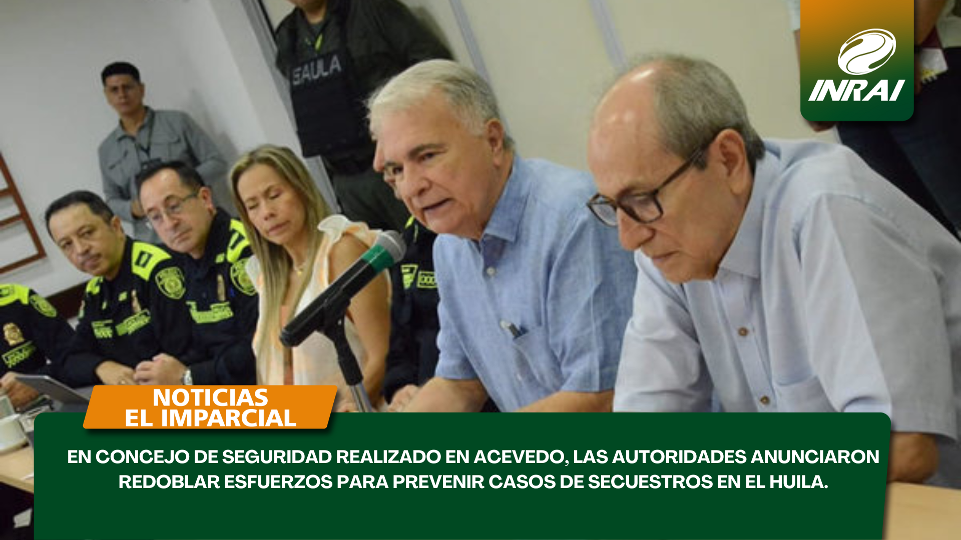 Se realizó concejo de seguridad departamental en Acevedo