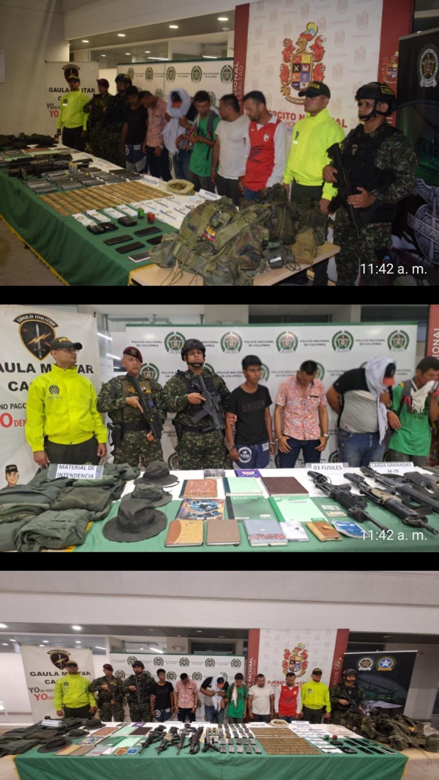 Se logró la captura de los responsables de amenazas.