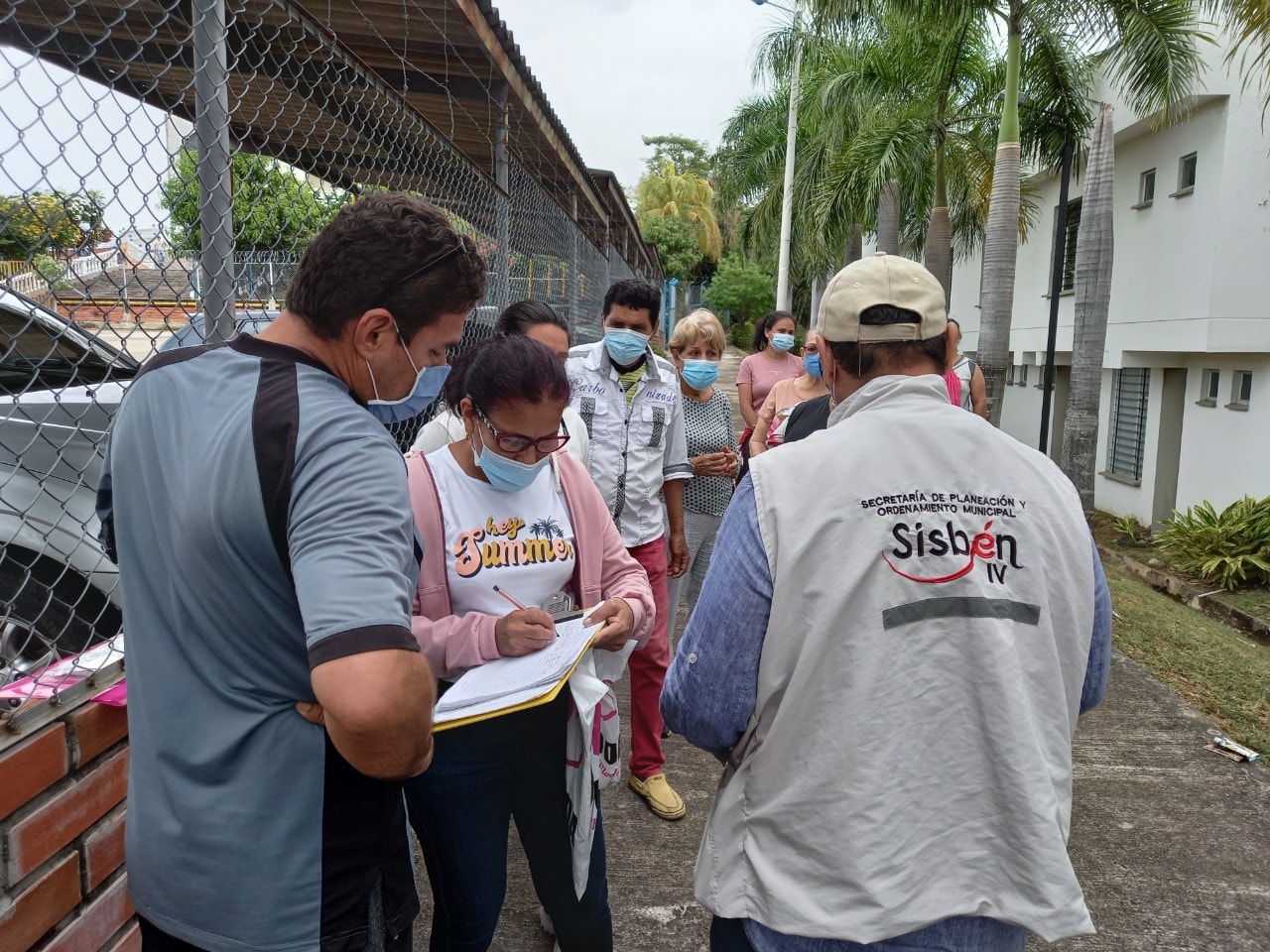 Jornada de sisbenización en zona rural