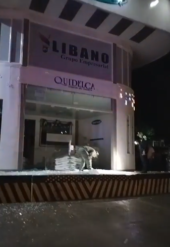 Atentado con explosivo a SUPRAGAN la noche anterior