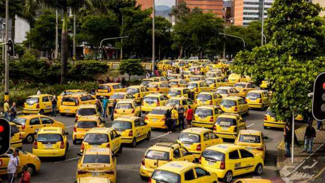 Taxistas anunciaron gran paro nacional