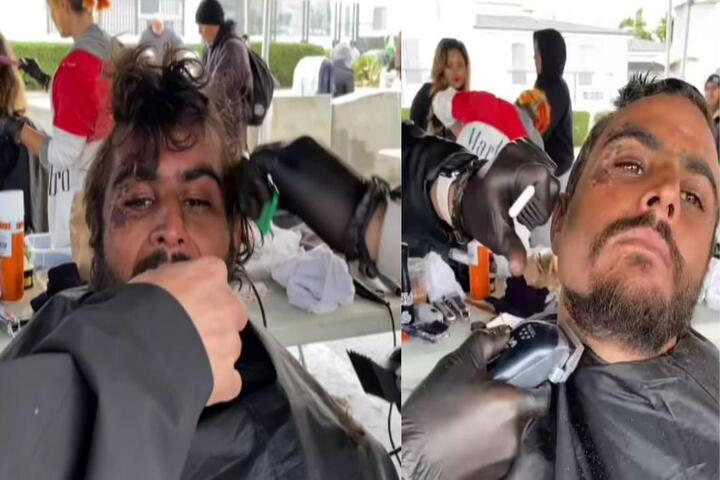 Habitante de calle se hizo viral por su cambio de look.