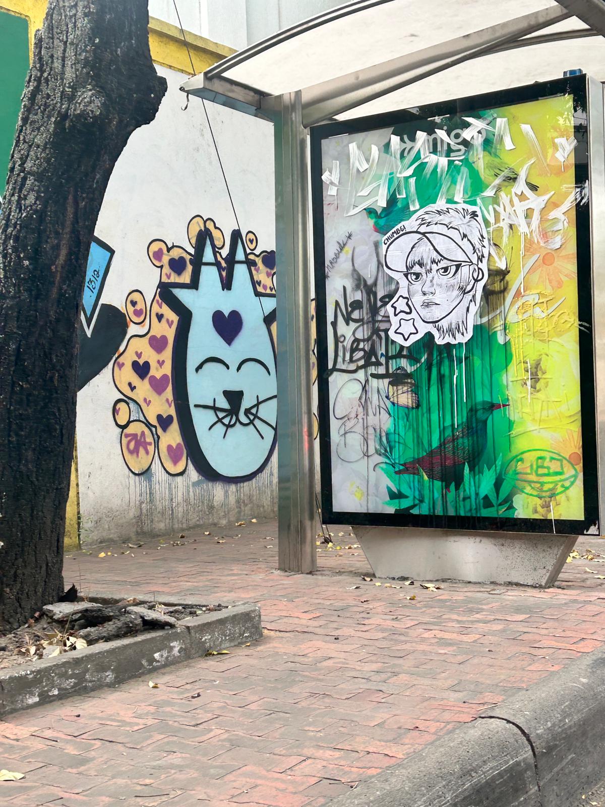 Paraderos siguen siendo vandalizados