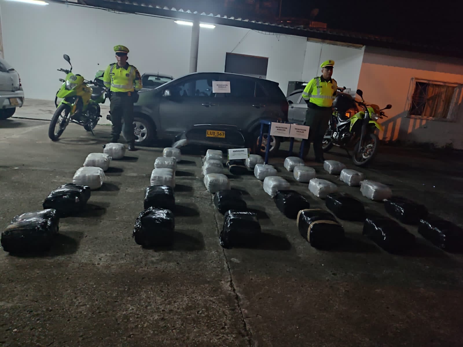 Conductor es capturado con su vehículo repleto de marihuana en la vía La Plata-Inza Cauca