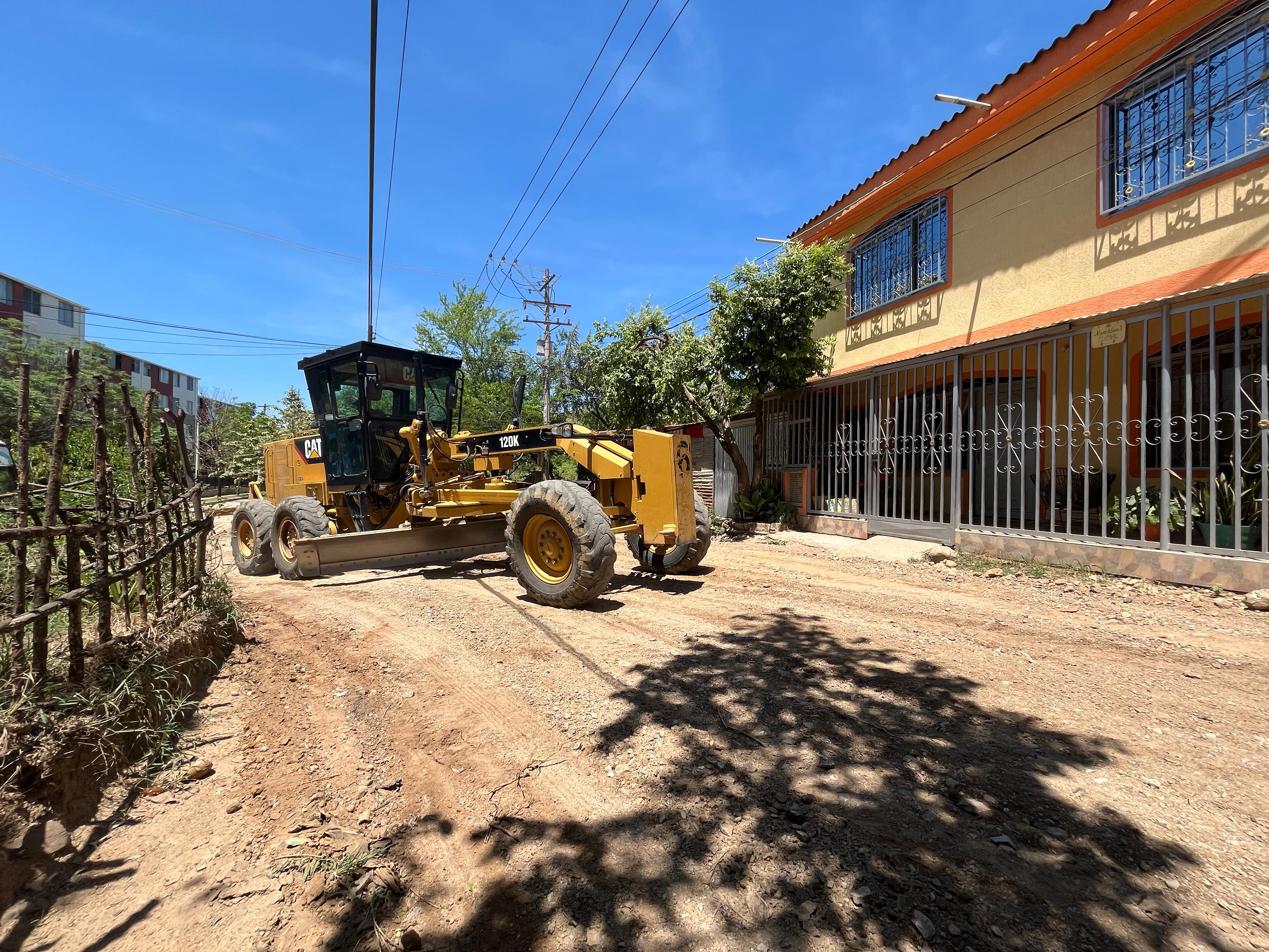 Mejoramiento de vías en el norte de Neiva