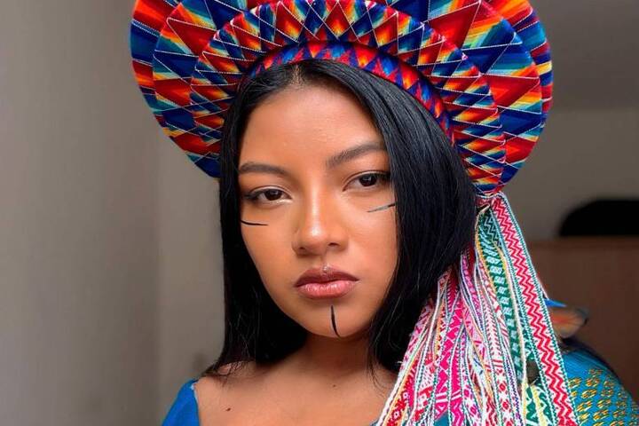 Tatiana Jacanamijoy  representa a Colombia en el certamen intercultural de belleza indígena